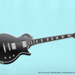 ESP E-II Eclipse BB Instruments - guitar fanart