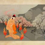 Akumuno Rondo Rondo of Nightmare BABYMETAL Ukiyo-e fanart