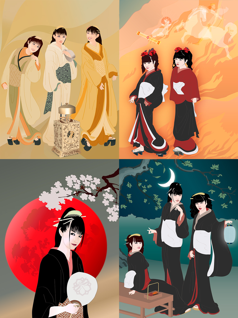 BABYMETAL Ukiyo-e