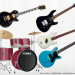 Bocchi the Rock! - instruments Instruments fanart