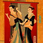 Elevator Girl BABYMETAL Ukiyo-e fanart