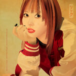 Momo Momoe Mori - @onefive fanart