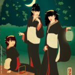 Uki Uki ★ Midnight BABYMETAL Ukiyo-e fanart