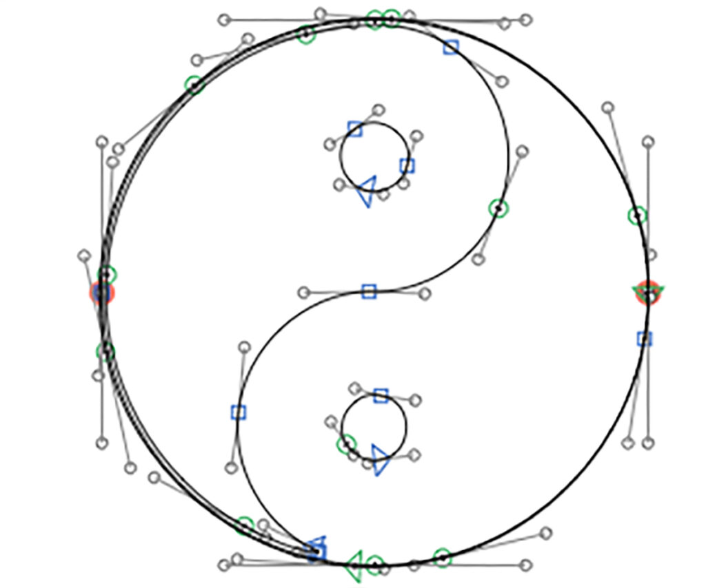 Yin Yang type construction