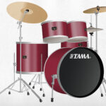 Vintage Red Tama Imperialstar drum kit Instruments Bocchi The Rock fanart