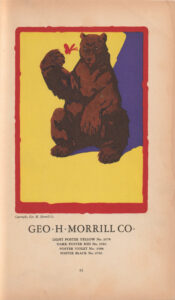 GEO. H. MORRILL CO. - Bear & Butterfly