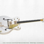 SCANDAL - Mami Sasazaki - Gretsch G6136Dc White Falcon Double Cutaway