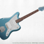 Costa Azul Metallic Psychederhythm Psychomaster guitar Momoka Kawaragi (河原木 桃香 Girls Band Cry fanart Togenashi Togeari fanart