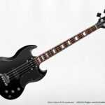 Ebony Gibson SG Standard bass Rupa (ルパ) Girls Band Cry fanart Togenashi Togeari fanart